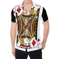 Jack Of Diamonds Playing Card Print Men's Shirt