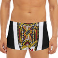 Jack Of Diamonds Playing Card Print Men's Short Boxer Briefs