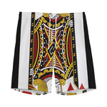 Jack Of Diamonds Playing Card Print Men's Sports Shorts