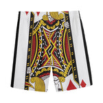 Jack Of Diamonds Playing Card Print Men's Sports Shorts