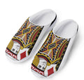 Jack Of Diamonds Playing Card Print Mesh Casual Shoes