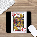 Jack Of Diamonds Playing Card Print Mouse Pad