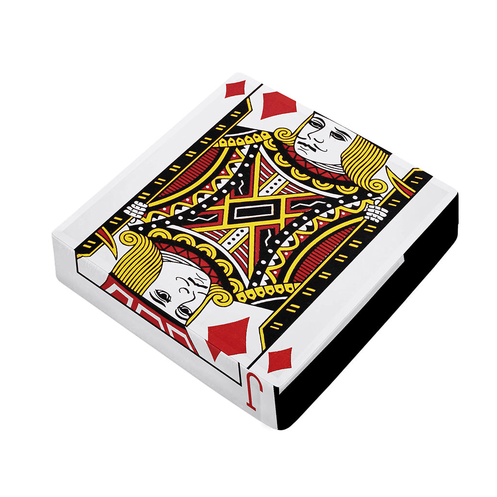 Jack Of Diamonds Playing Card Print Outdoor Seat Cushion Cover