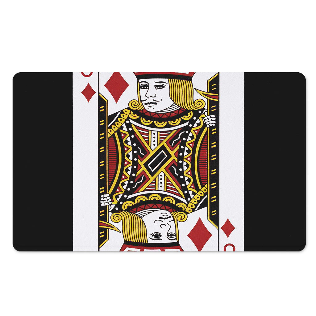 Jack Of Diamonds Playing Card Print Polyester Doormat