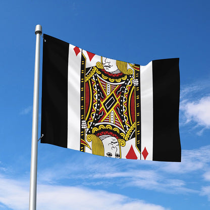 Jack Of Diamonds Playing Card Print Polyester Flag