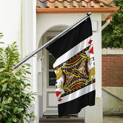 Jack Of Diamonds Playing Card Print Polyester Flag