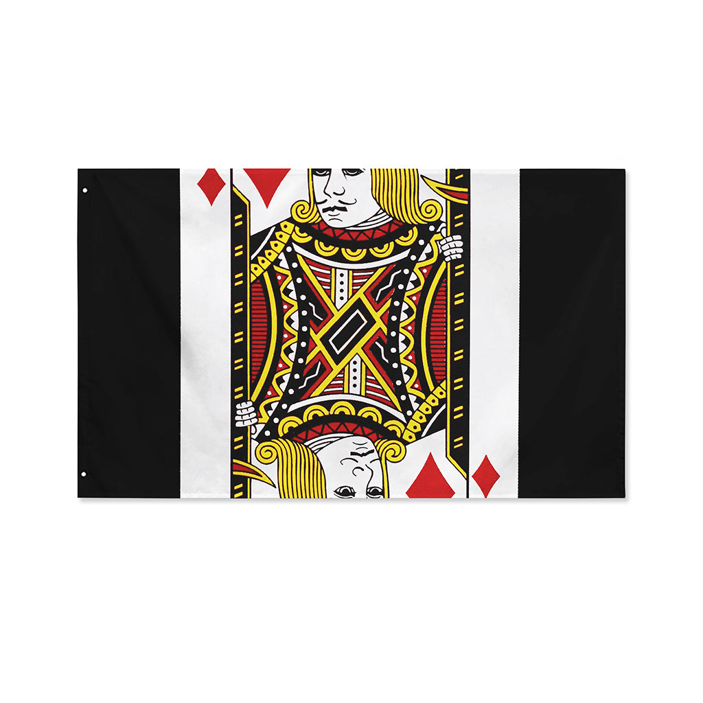 Jack Of Diamonds Playing Card Print Polyester Flag