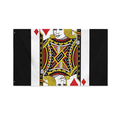 Jack Of Diamonds Playing Card Print Polyester Flag