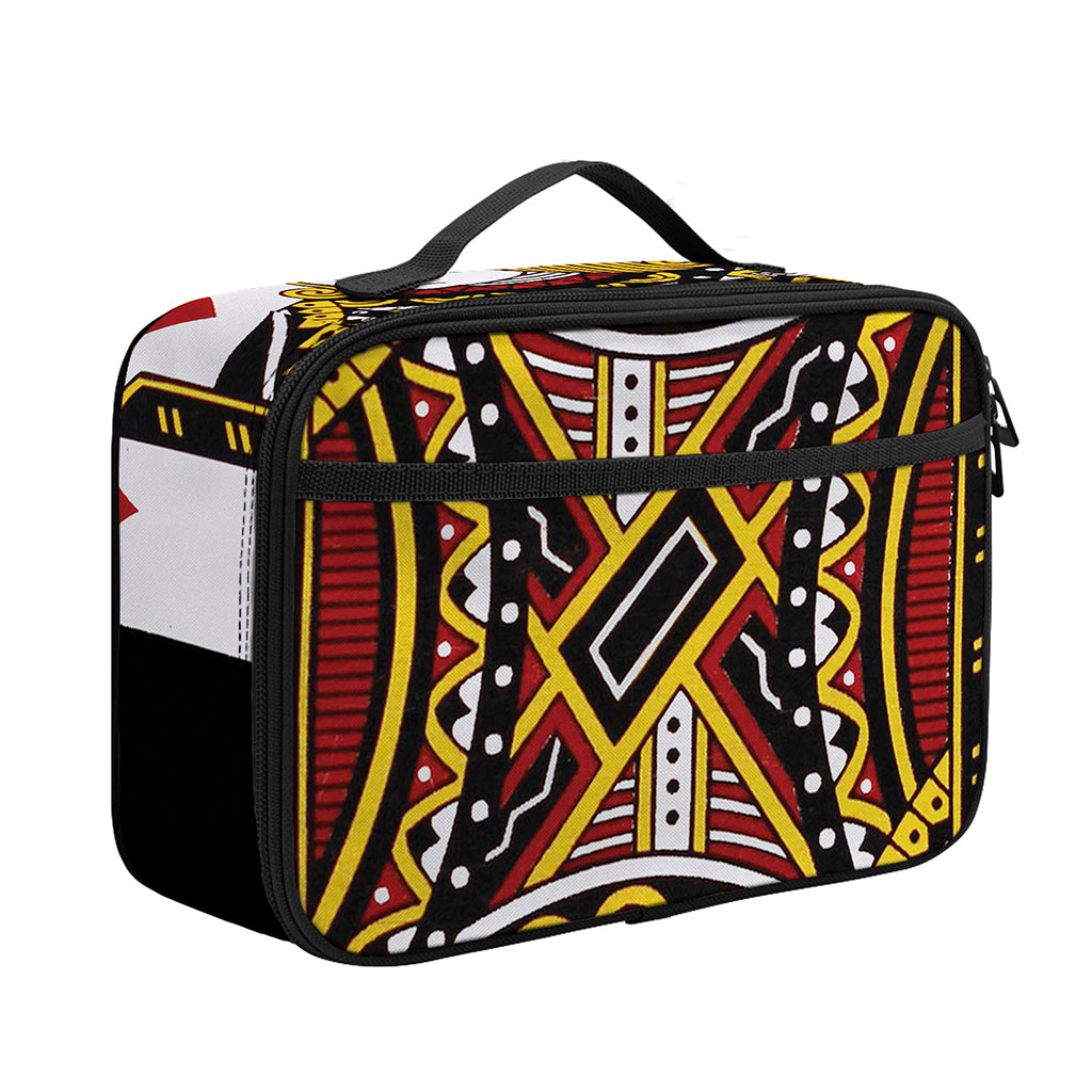 Jack Of Diamonds Playing Card Print Portable Lunch Bag