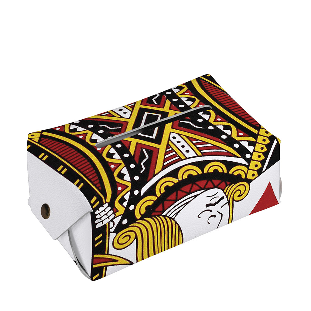 Jack Of Diamonds Playing Card Print Rectangle Tissue Box Cover