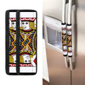 Jack Of Diamonds Playing Card Print Refrigerator Handle Covers