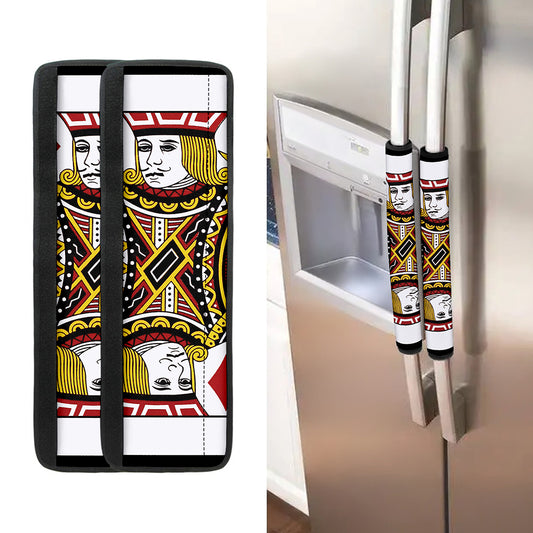 Jack Of Diamonds Playing Card Print Refrigerator Handle Covers