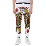 Jack Of Diamonds Playing Card Print Scuba Joggers