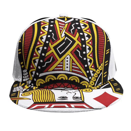 Jack Of Diamonds Playing Card Print Snapback Cap
