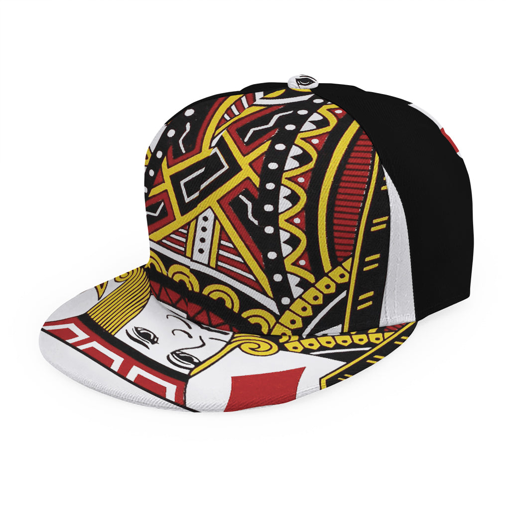 Jack Of Diamonds Playing Card Print Snapback Cap