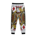 Jack Of Diamonds Playing Card Print Sweatpants