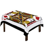 Jack Of Diamonds Playing Card Print Tablecloth