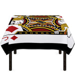 Jack Of Diamonds Playing Card Print Tablecloth