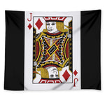 Jack Of Diamonds Playing Card Print Tapestry