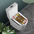Jack Of Diamonds Playing Card Print Toilet Lid Cover