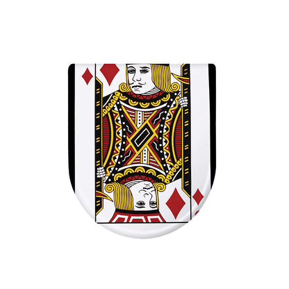 Jack Of Diamonds Playing Card Print Toilet Lid Cover
