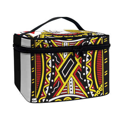 Jack Of Diamonds Playing Card Print Travel Makeup Bag