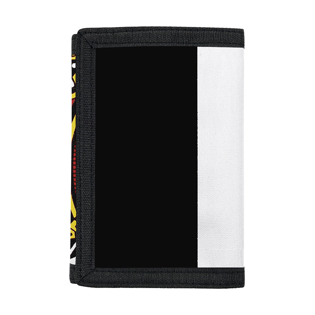Jack Of Diamonds Playing Card Print Trifold Wallet