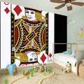 Jack Of Diamonds Playing Card Print Wall Sticker