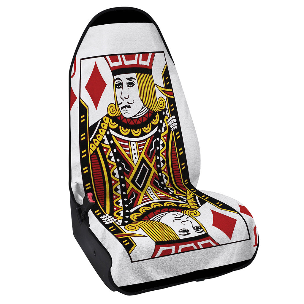 Jack Of Diamonds Playing Card Print Waterproof Car Seat Cover