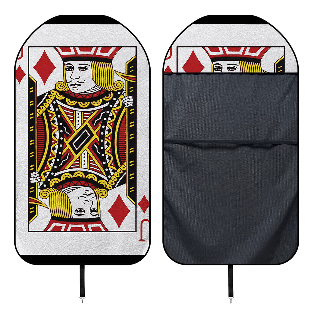 Jack Of Diamonds Playing Card Print Waterproof Car Seat Cover