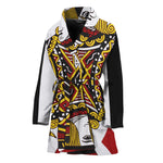 Jack Of Diamonds Playing Card Print Women's Bathrobe