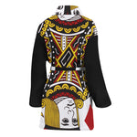 Jack Of Diamonds Playing Card Print Women's Bathrobe