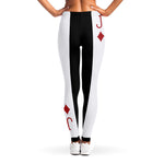 Jack Of Diamonds Playing Card Print Women's Leggings