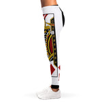Jack Of Diamonds Playing Card Print Women's Leggings