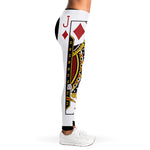 Jack Of Diamonds Playing Card Print Women's Leggings