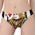 Jack Of Diamonds Playing Card Print Women's Panties