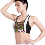 Jack Of Diamonds Playing Card Print Women's Sports Bra