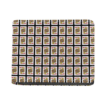 Jack Of Hearts Pattern Print Bifold Wallet