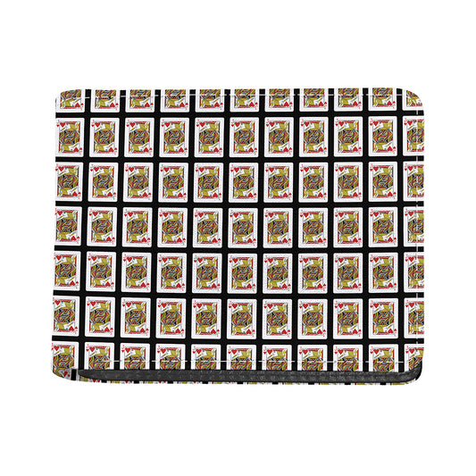 Jack Of Hearts Pattern Print Bifold Wallet