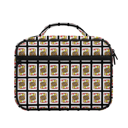 Jack Of Hearts Pattern Print Briefcase Bible Bag