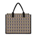 Jack Of Hearts Pattern Print Canvas Tote Bag