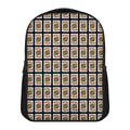 Jack Of Hearts Pattern Print Casual Backpack