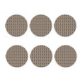 Jack Of Hearts Pattern Print Coaster Set