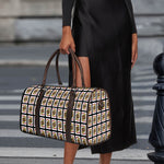 Jack Of Hearts Pattern Print Duffle Bag