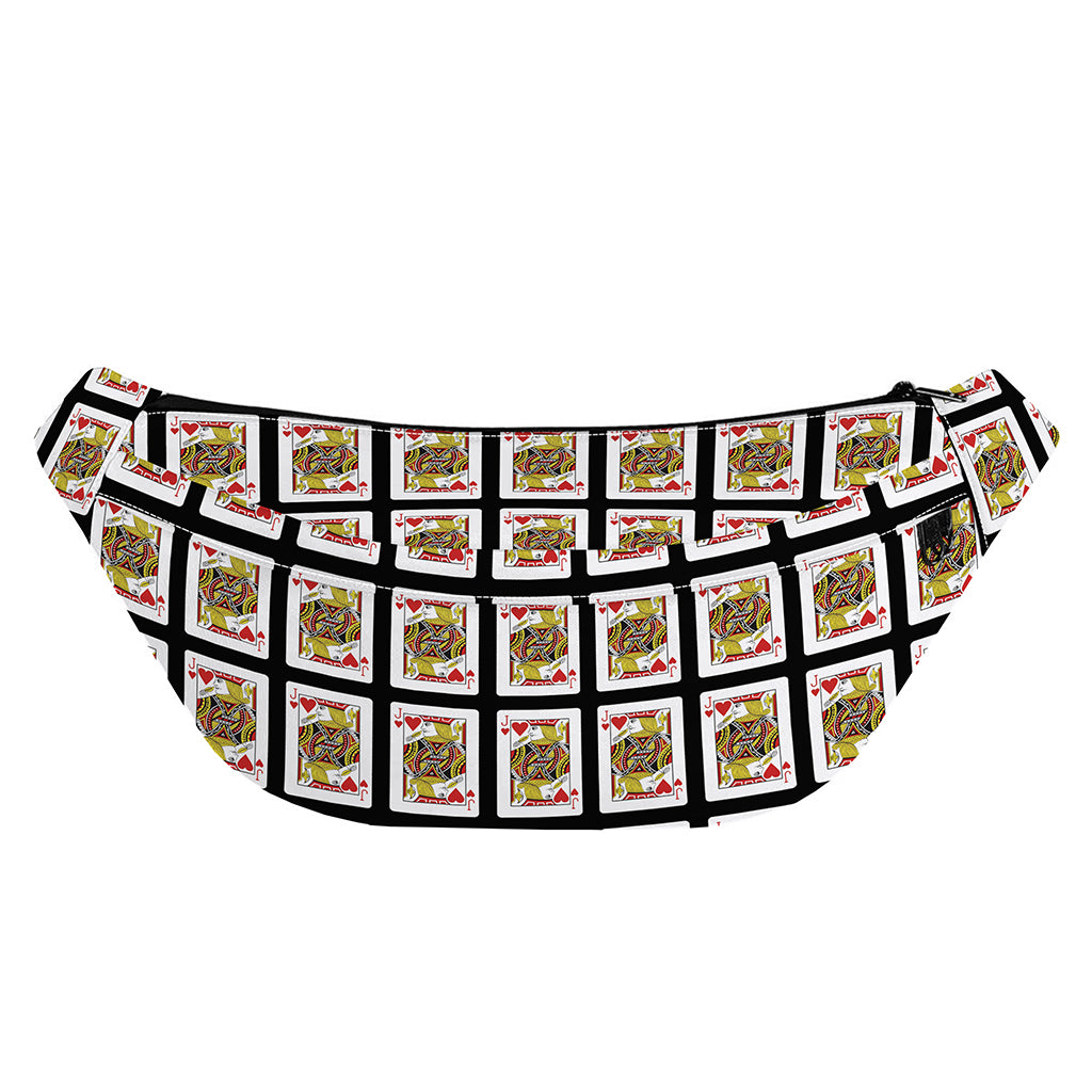 Jack Of Hearts Pattern Print Fanny Pack