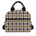 Jack Of Hearts Pattern Print Insulated Lunch Bag