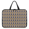 Jack Of Hearts Pattern Print Laptop Sleeve With Handle