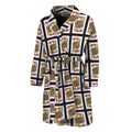Jack Of Hearts Pattern Print Men's Bathrobe