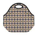 Jack Of Hearts Pattern Print Neoprene Lunch Bag