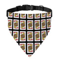 Jack Of Hearts Pattern Print Over The Collar Dog Bandana
